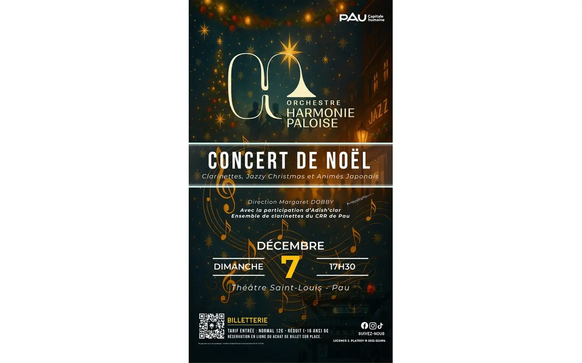 Concert de Noël de l'Harmonie Paloise