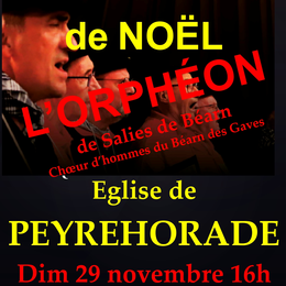Concert de Noël de l'Orphéon