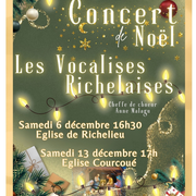 Concert de Noël des Vocalises Richelaises