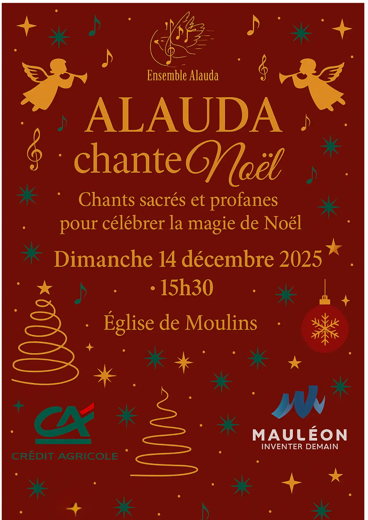 Concert de Noël - Ensemble vocal Alauda