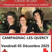 Concert de Noël La Soubirane Polyphonies occitanes- entre sacré et tradition