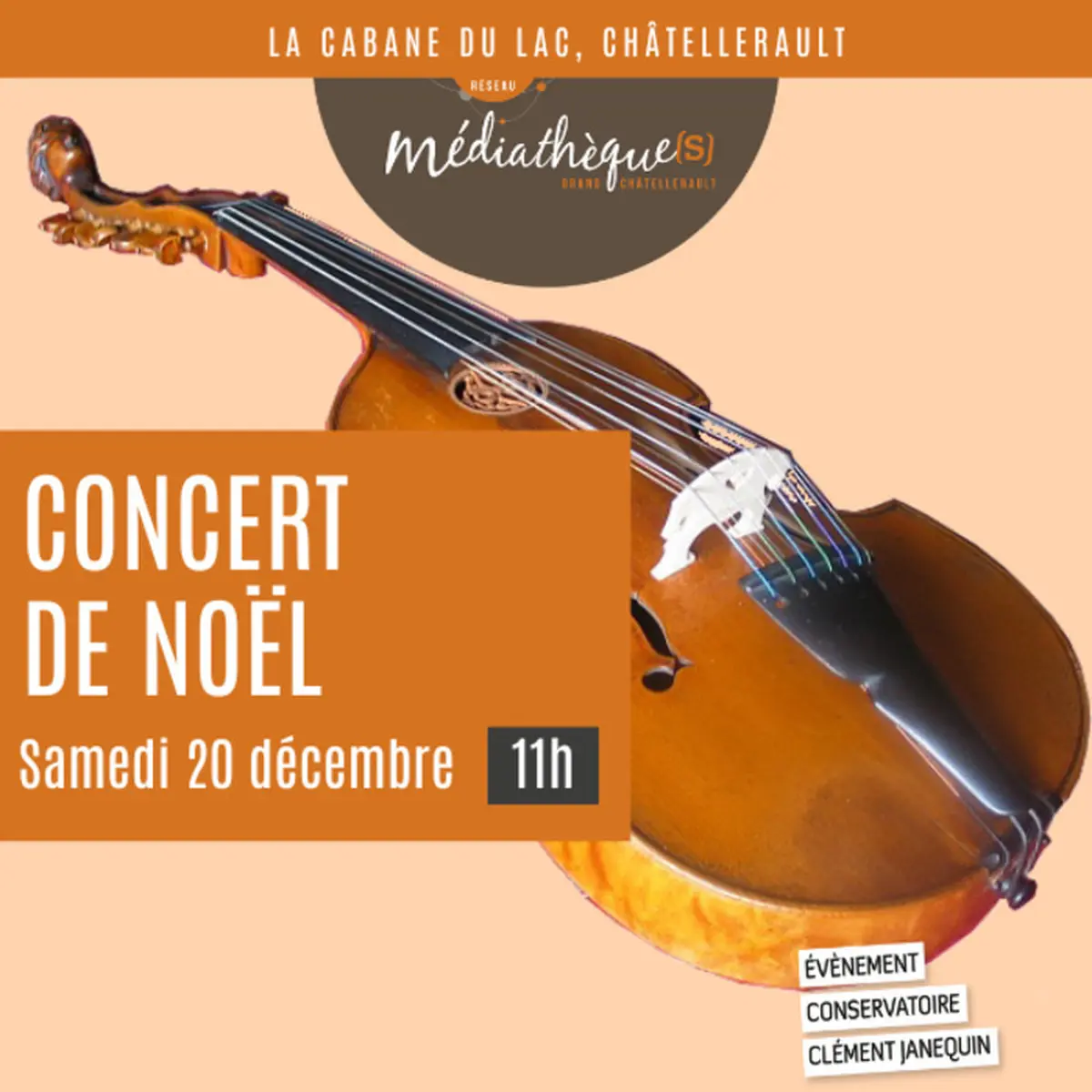Concert de Noël par le conservatoire Clément Janequin