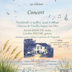 Concert de Patrick BISMUTH, violon et Caroline DELUME, guitare