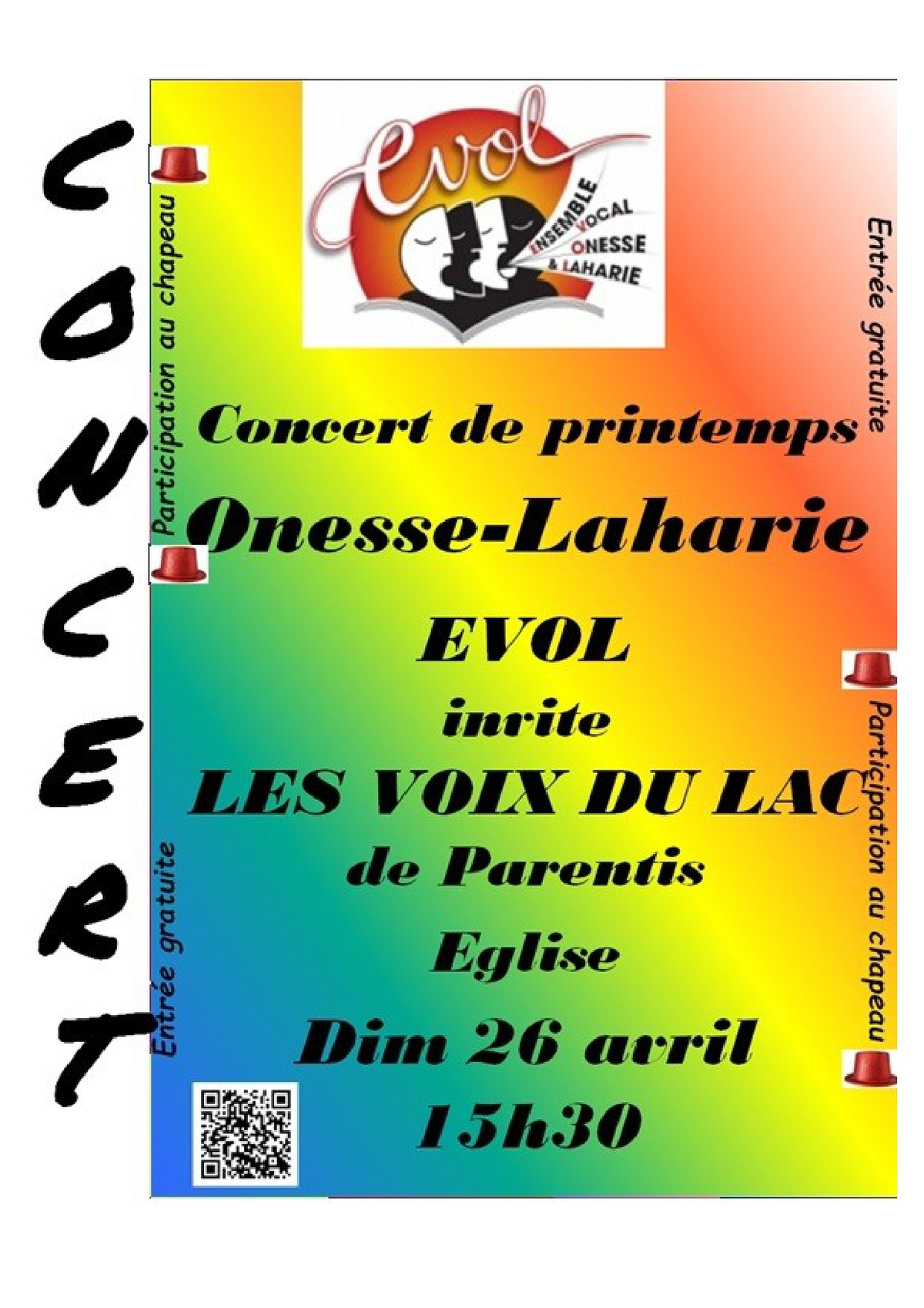 Concert de printemps avec EVOL