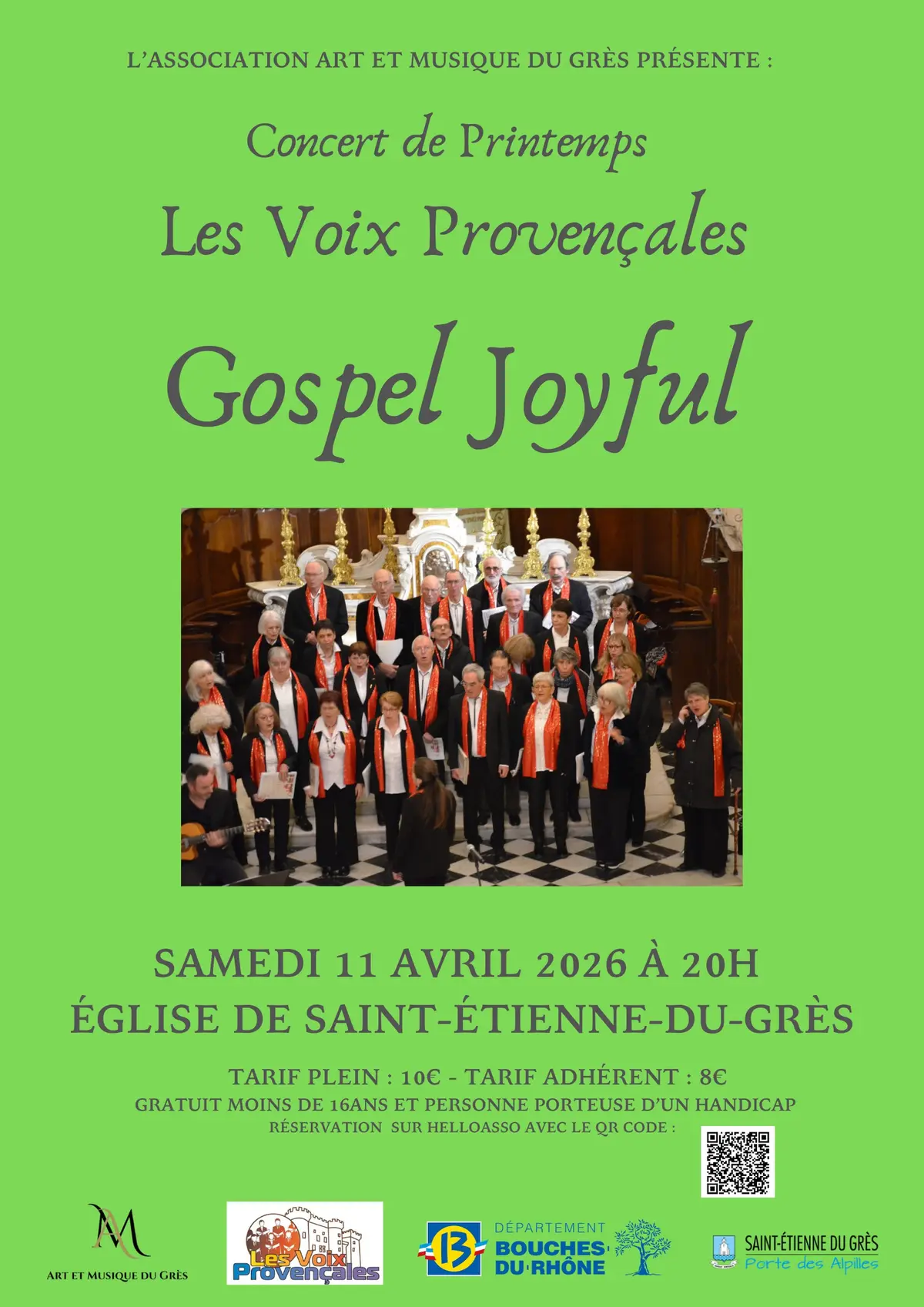 Concert de Printemps 'Gospel Joyful' à l'Eglise de St. Etienne du Grès