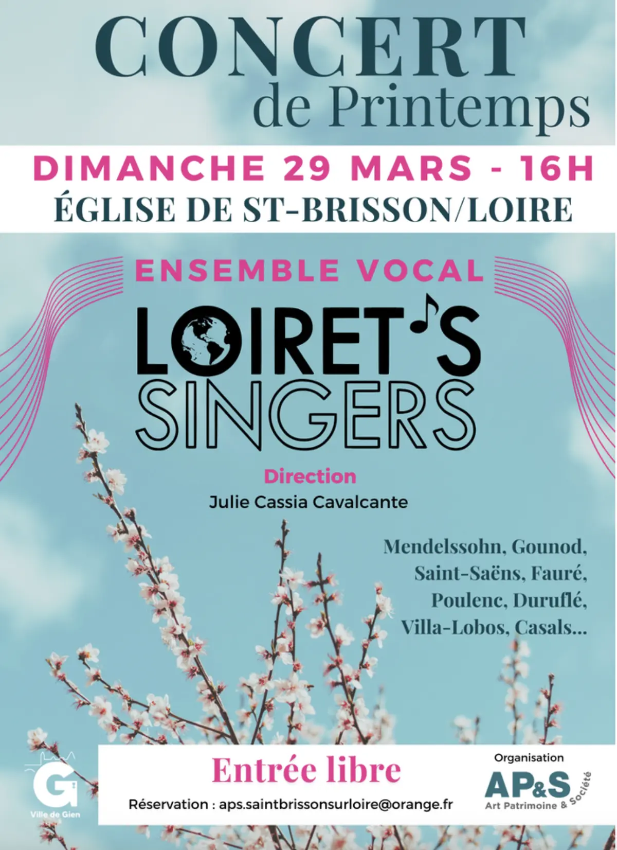Concert de Printemps : Loiret's Singers