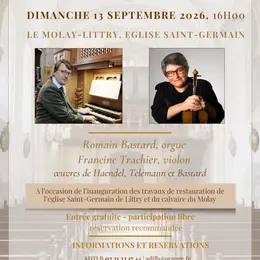 Concert de Romain BASTARD, orgue et Francine TRACHIER, violon