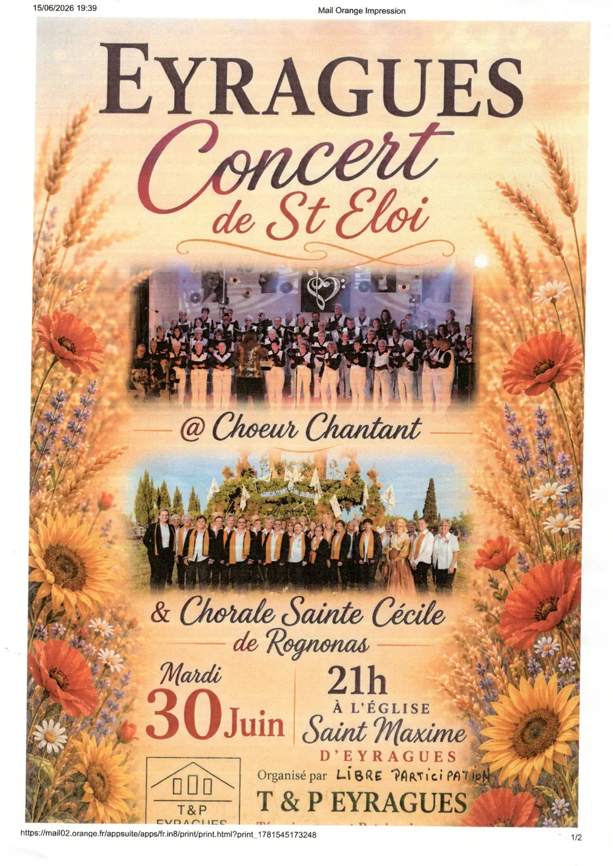 Concert de Saint-Eloi