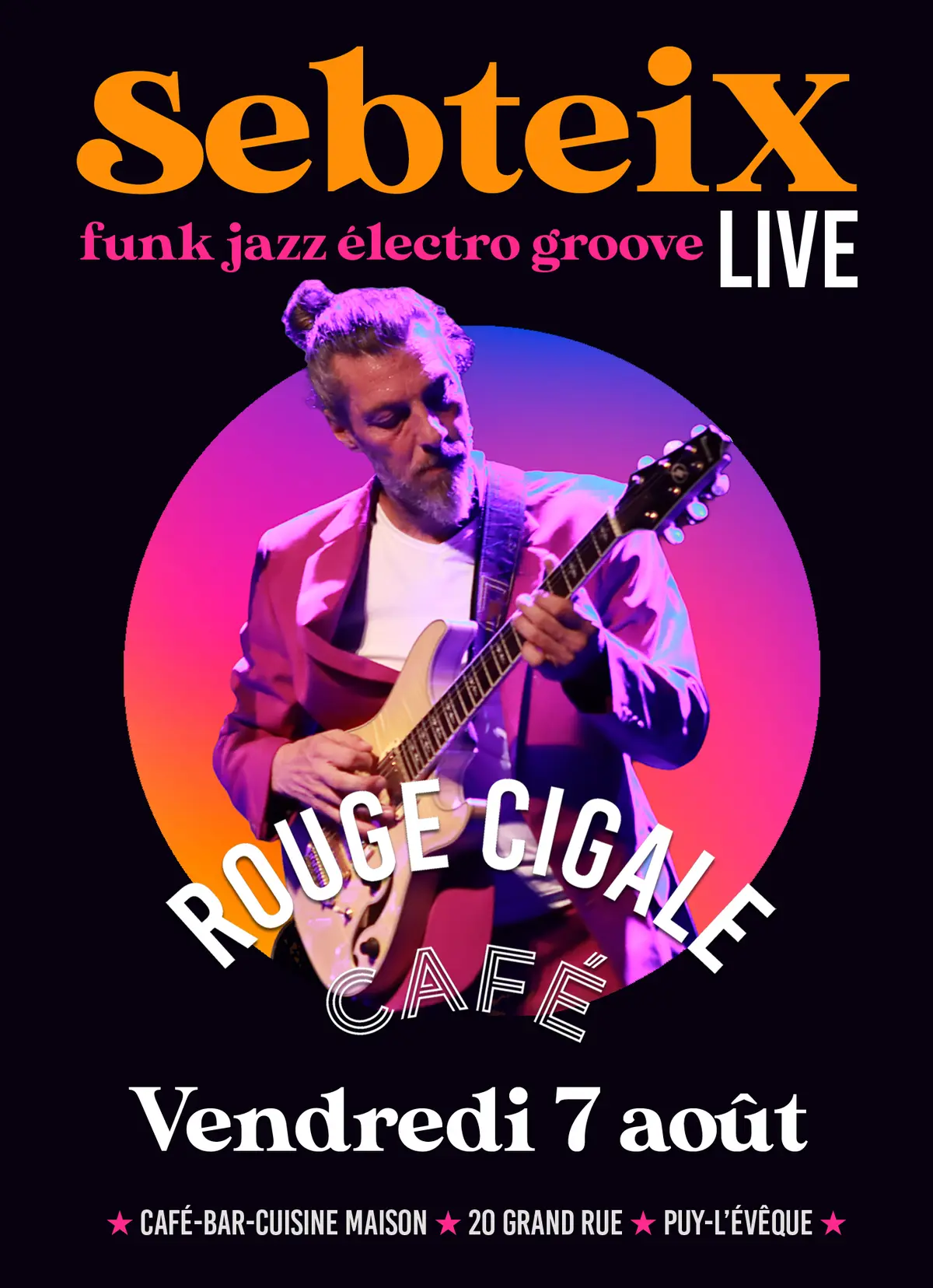 Concert de SEBTEIX au Rouge Cigale Café