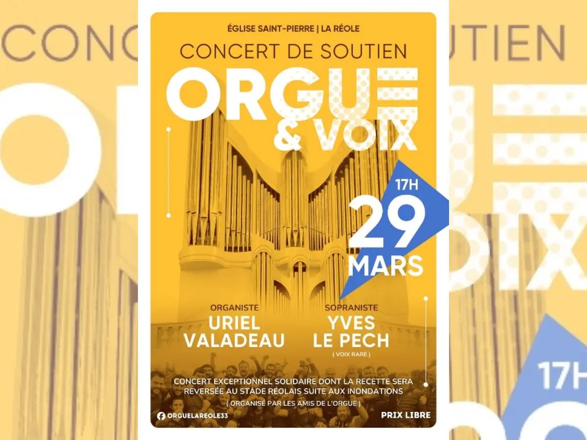 Concert de soutien: Orgue et voix