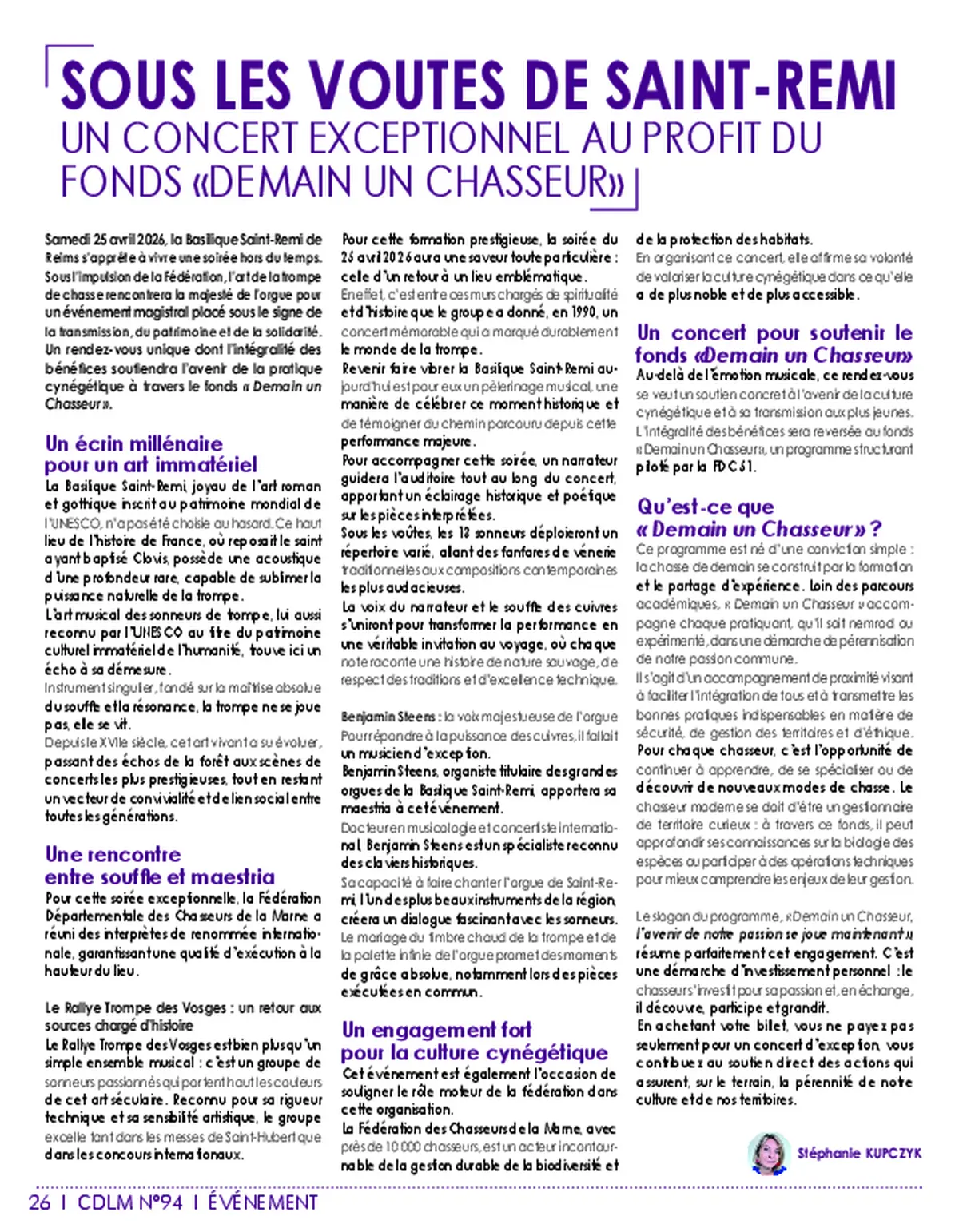 Concert de trompes de chasse et d'orgue - Basilique Saint-Remi de Reims