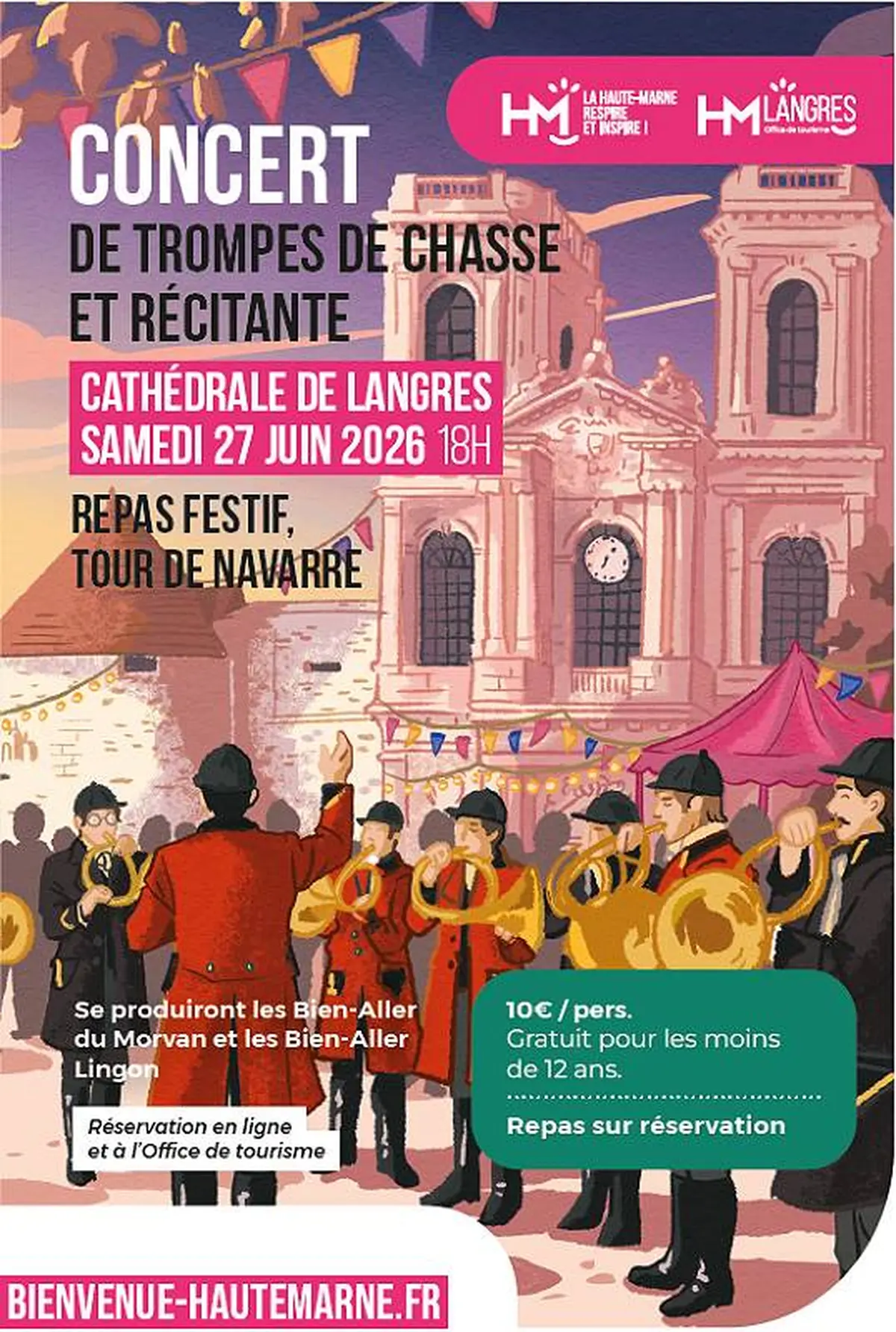 Concert de trompes de chasse et récitante