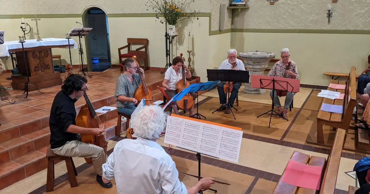 Concert de viole de gambe de fin de stage