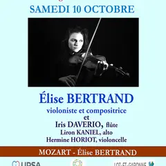 Concert de Violon à Thézac - Elise Bertrand