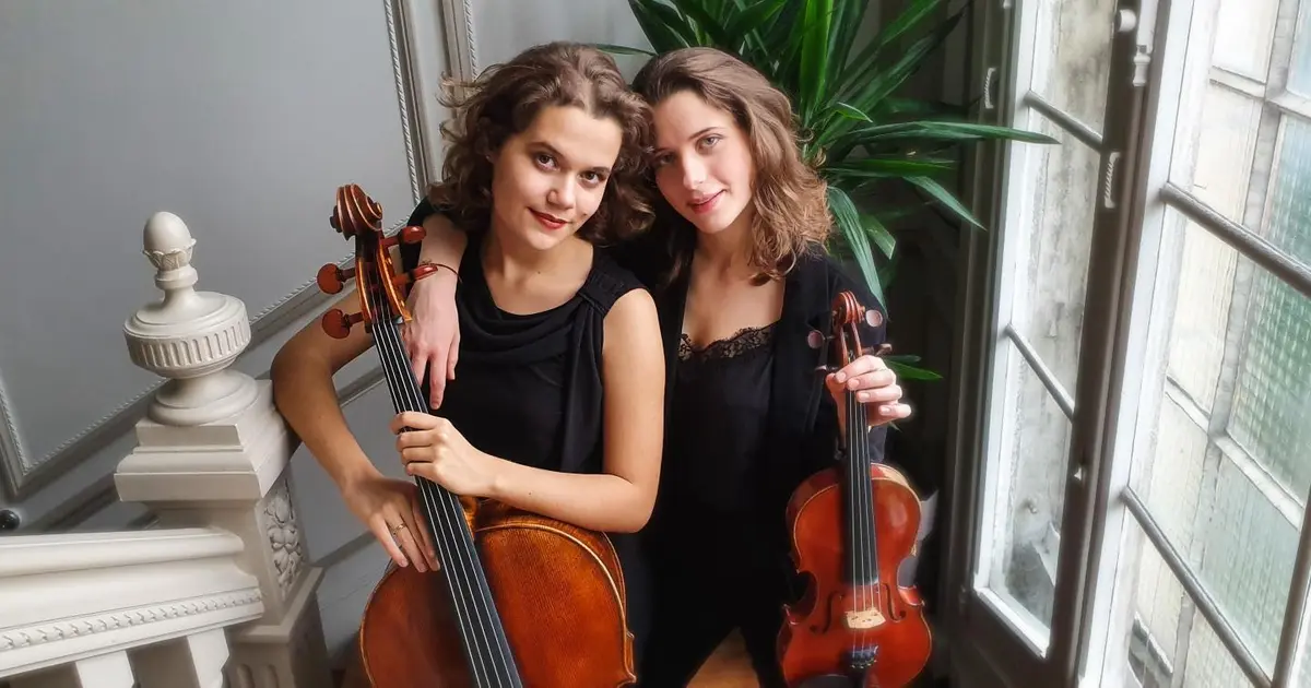 Concert de violon et violoncelle par Camille et Adèle Théveneau