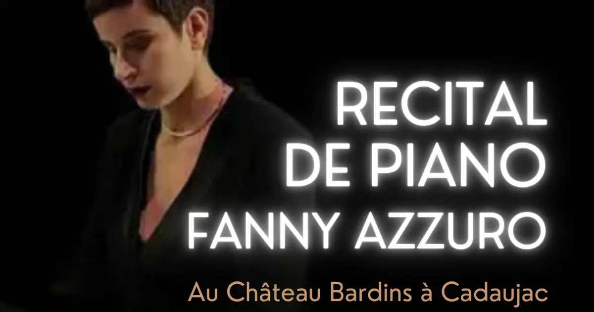 Concert-Dégustation - Récital de piano - Fanny AZZURO