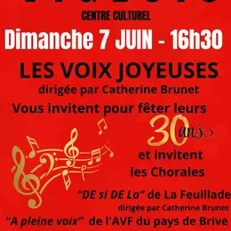 Concert des 30 ans pour Les Voix Joyeuses