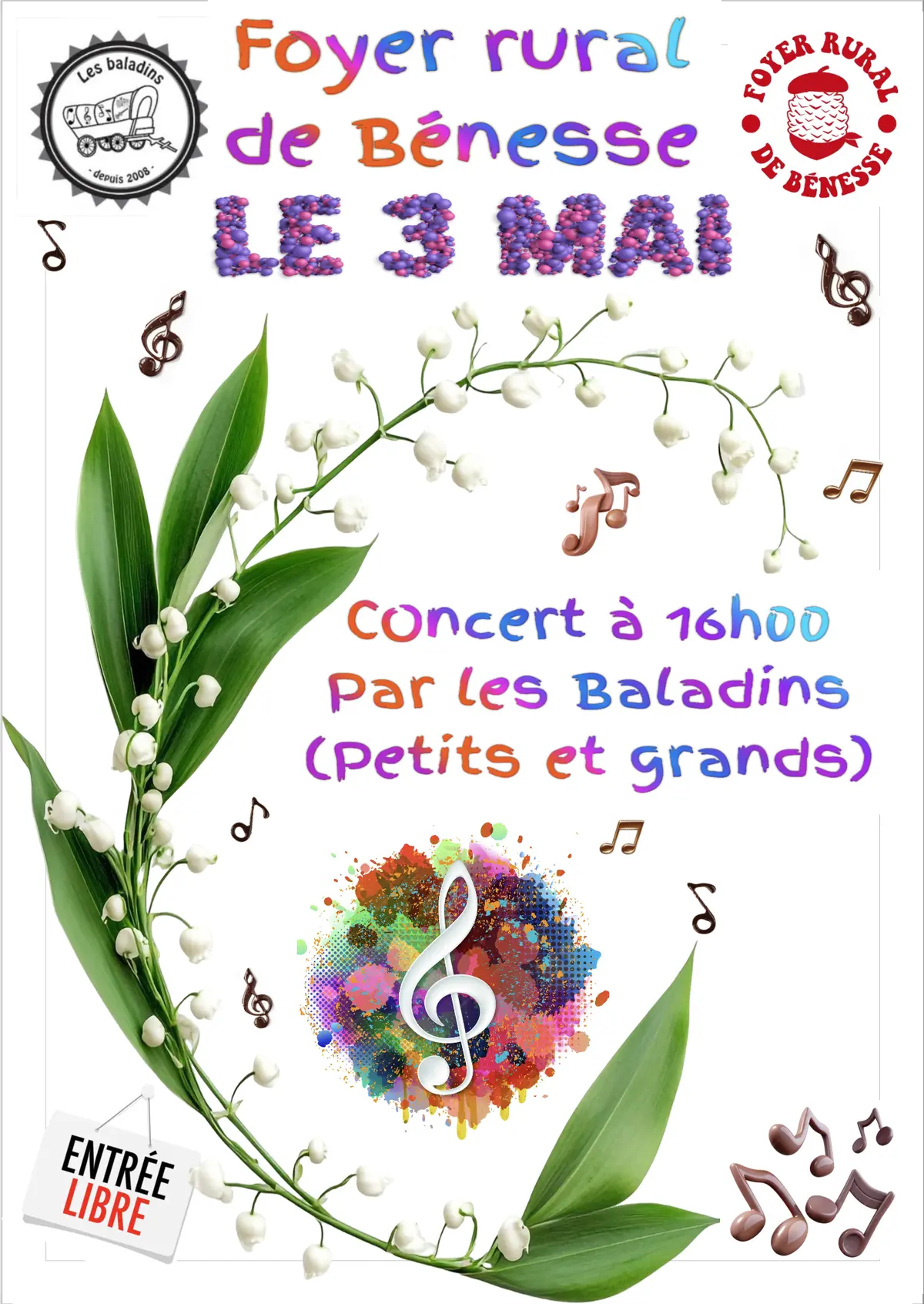 Concert des Baladins au foyer Rural