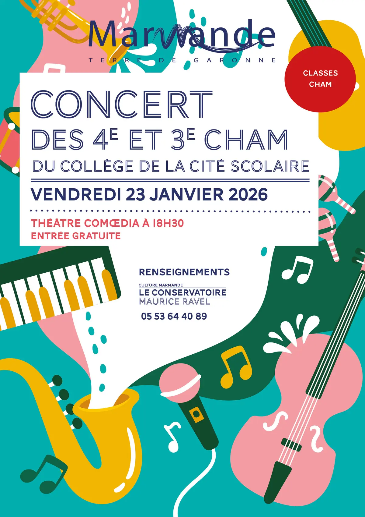 Concert des classes CHAM