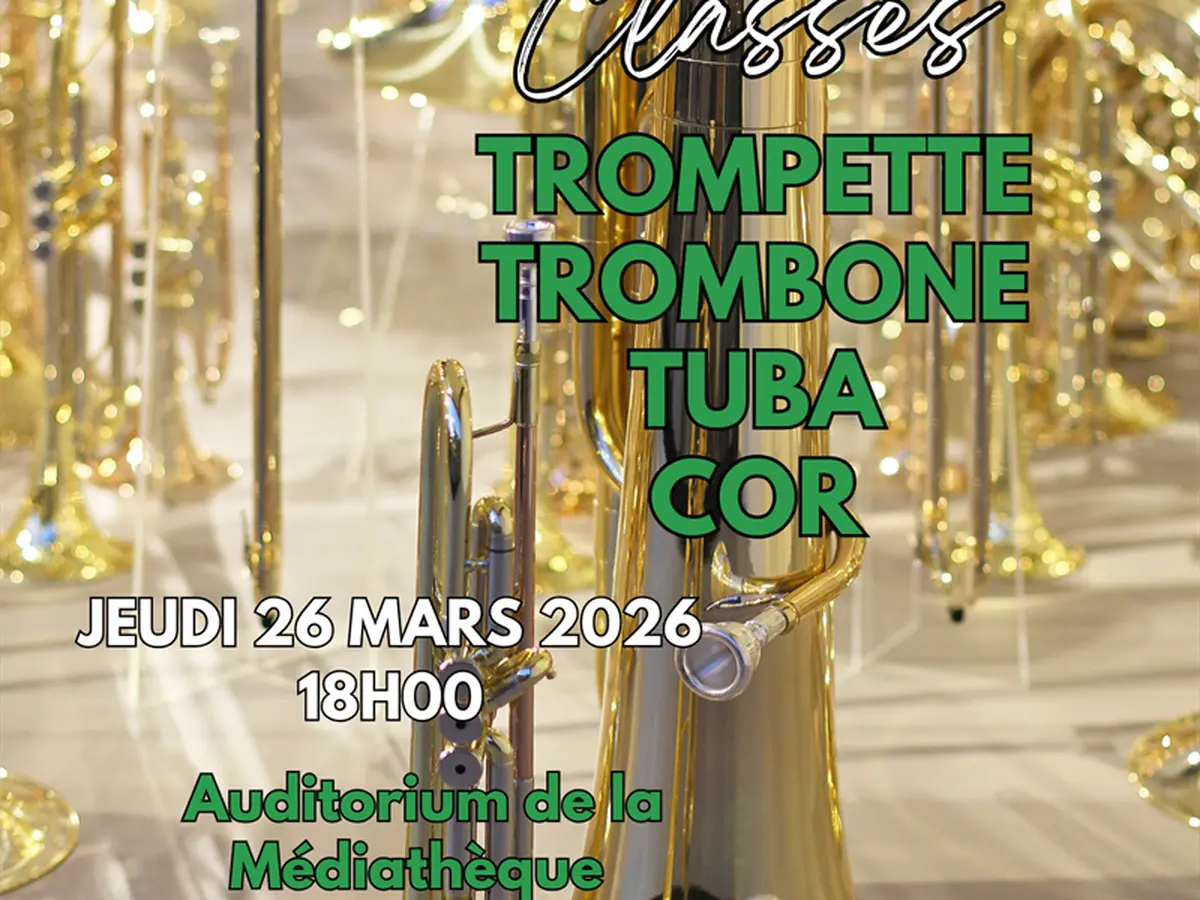 Concert des classes : trompette, trombone, tuba et cor