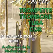 Concert des classes : trompette, trombone, tuba et cor