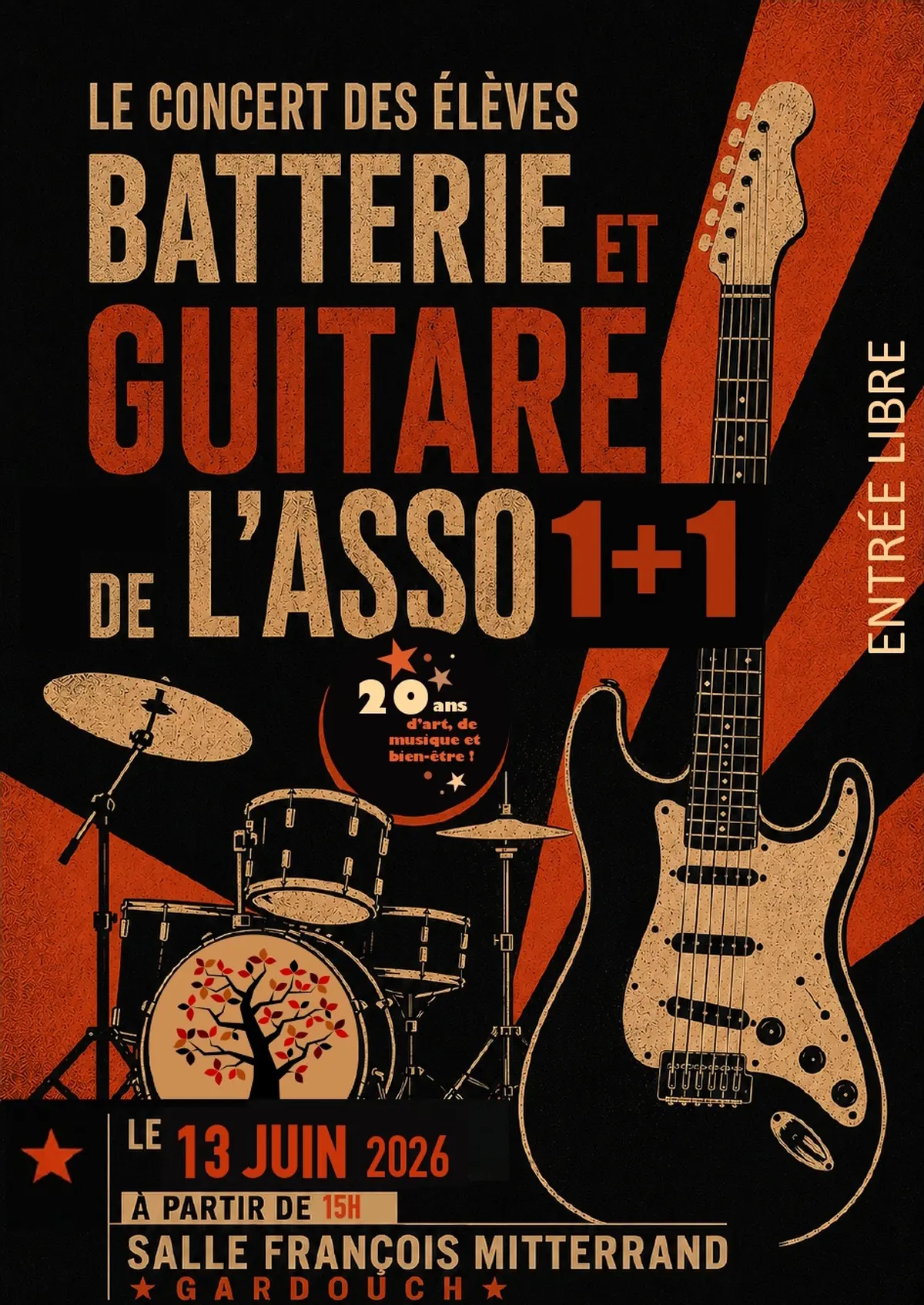 Concert Des élèves De L'Asso. 1+1