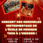 Concert des ensembles instrumentaux de l’école de musique