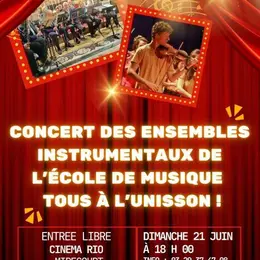 Concert des ensembles instrumentaux de l’école de musique