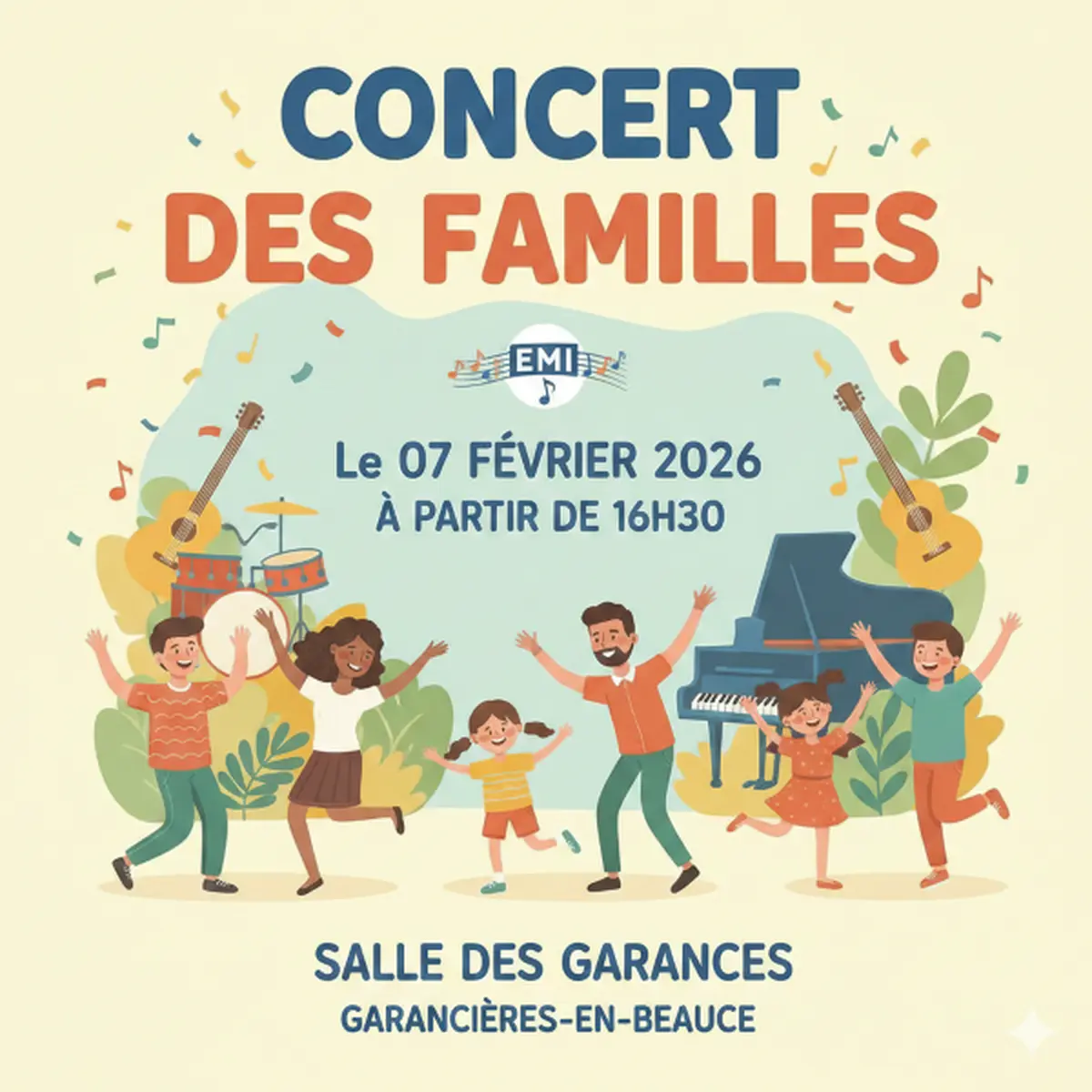 Concert des familles de l'EMI