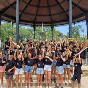 Concert des orchestres à l'école des villes de Pernay (37) et Dunkerque (59)