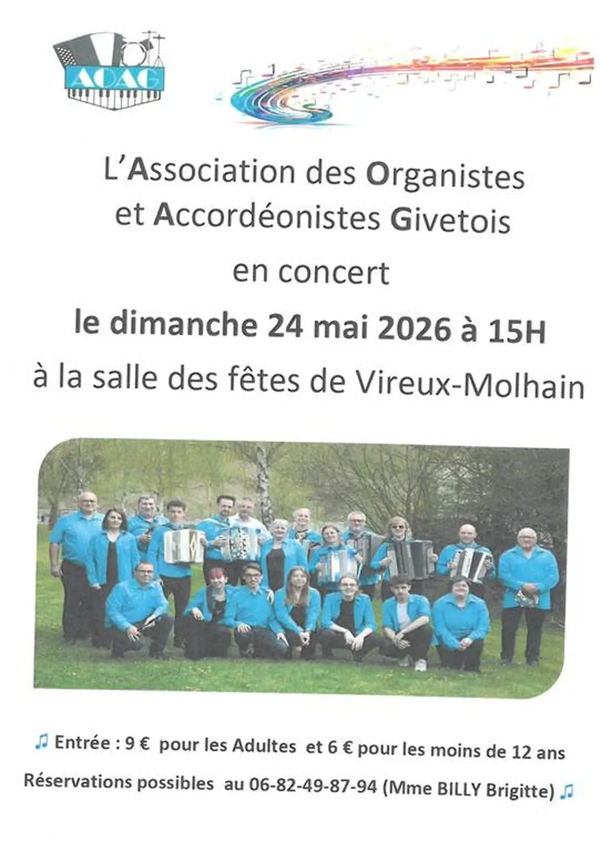 Concert des Organistes et Accordéonistes Givetois