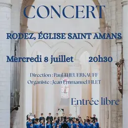 Concert des Petits Chanteurs de Bordeaux à Rodez