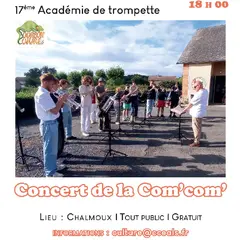 Concert des trompettistes stagiaires :  : 17ème Académie lez'arts en Bourbonnie en partenariat avec la CCEALS