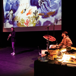 Concert dessiné Le voyage de Claude, Dès 7 ans au 38Riv Jazz