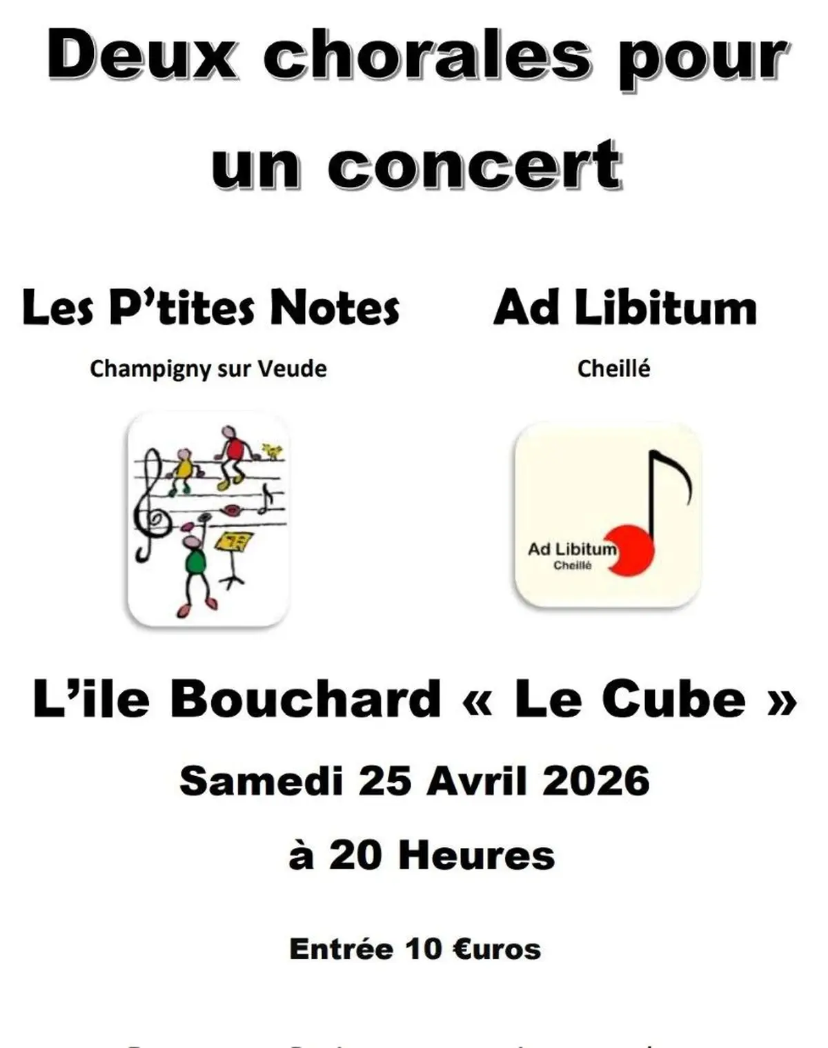 Concert Deux chorales pour un concert