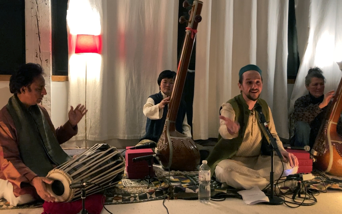 Jérôme Cormier et Pandit Mohan Shyam Sharma