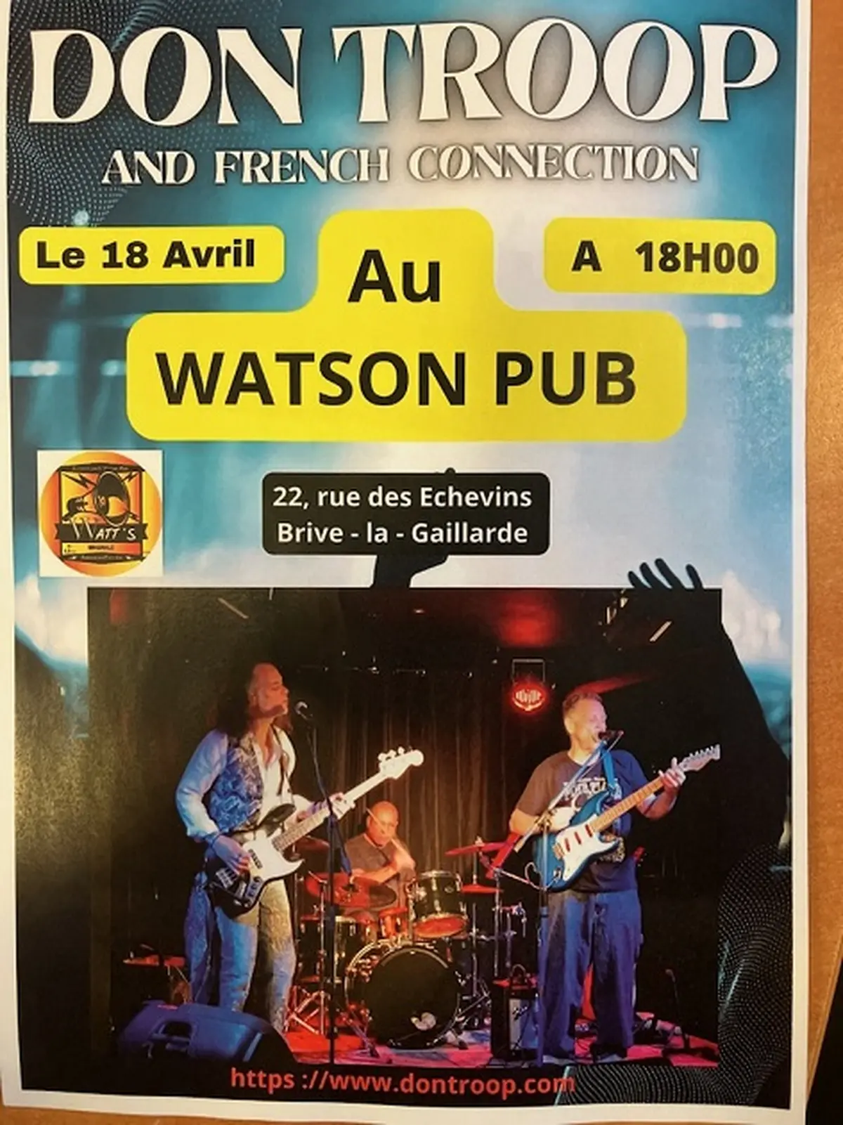 Concert Don Troop and french connection (Le Watson)