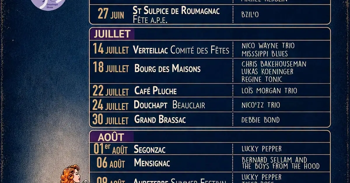 Concert Douchapt Blues