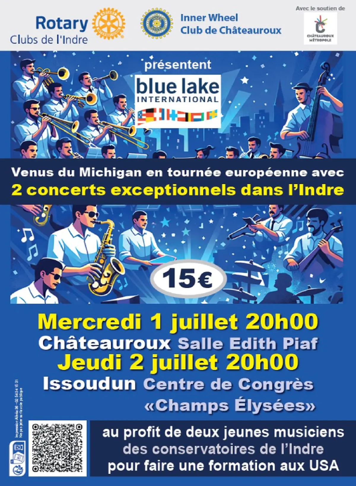 Concert du Blue Lake International Jazz Band