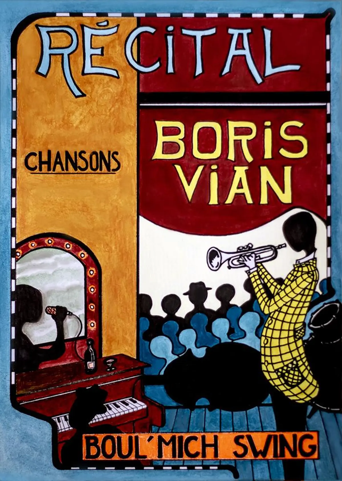 Concert du Boul'mich Swing sur Boris Vian