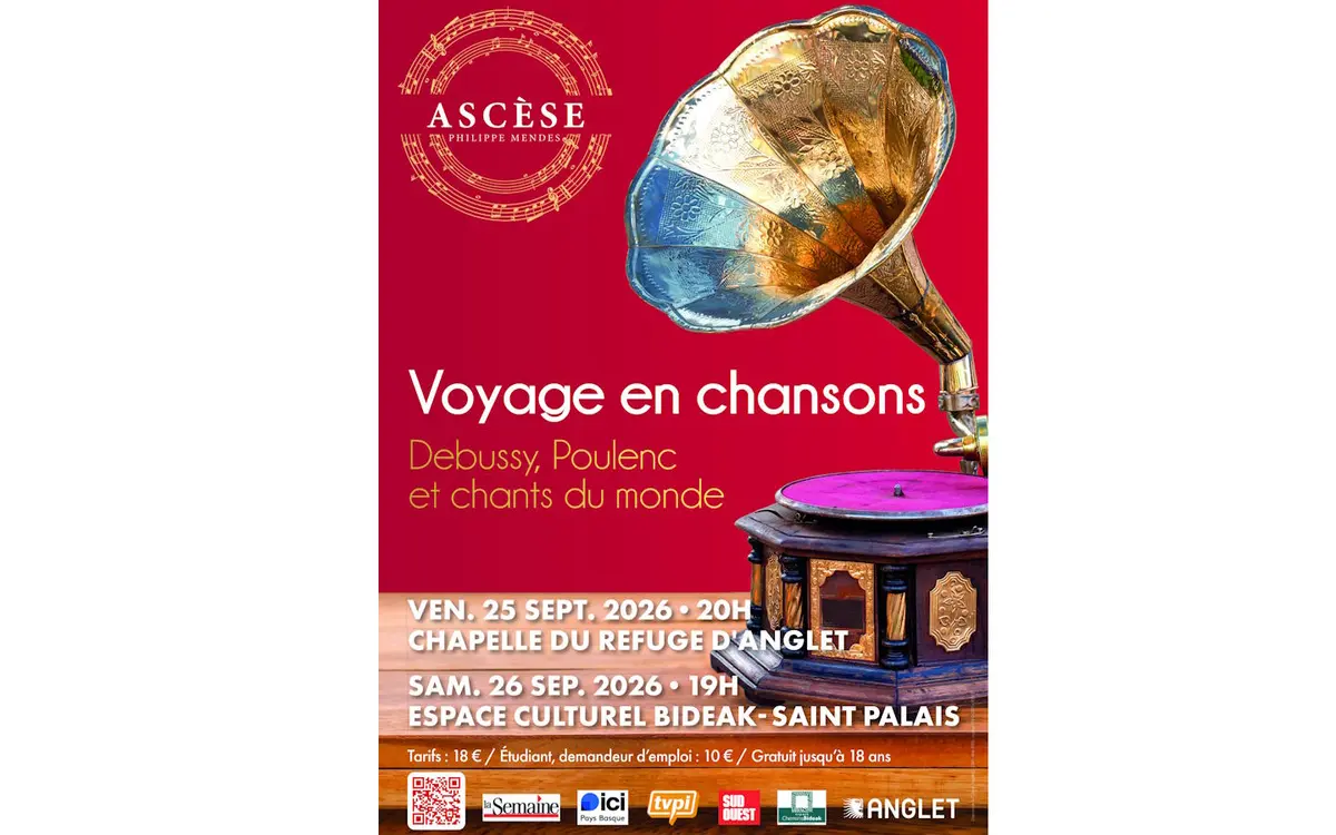 Concert du Choeur Ascèse : Voyage en chansons