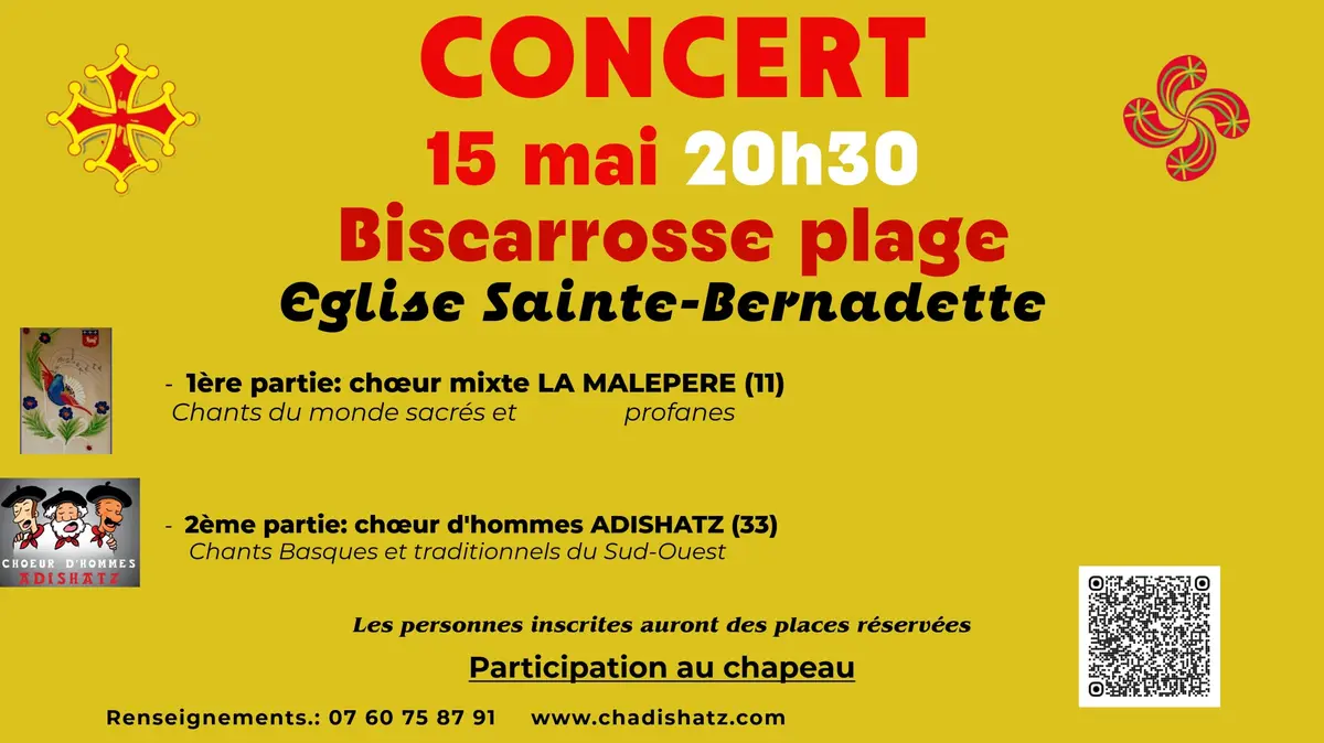 Concert du choeur d'hommes Adishatz
