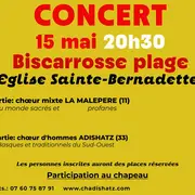 Concert du choeur d'hommes Adishatz