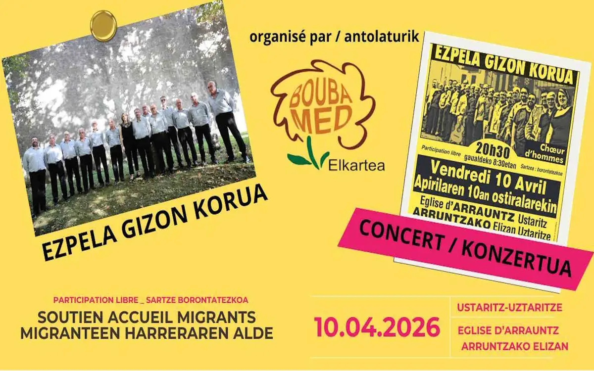 Concert du Choeur d'hommes Ezpela