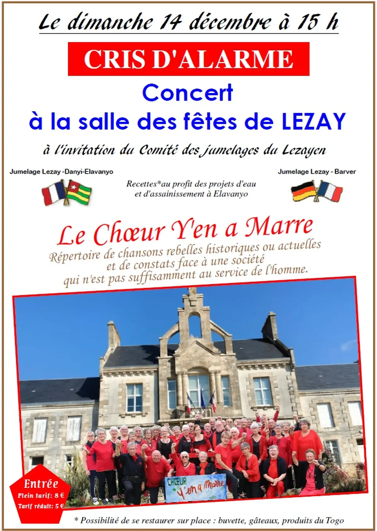 Concert du choeur Y'en a Marre