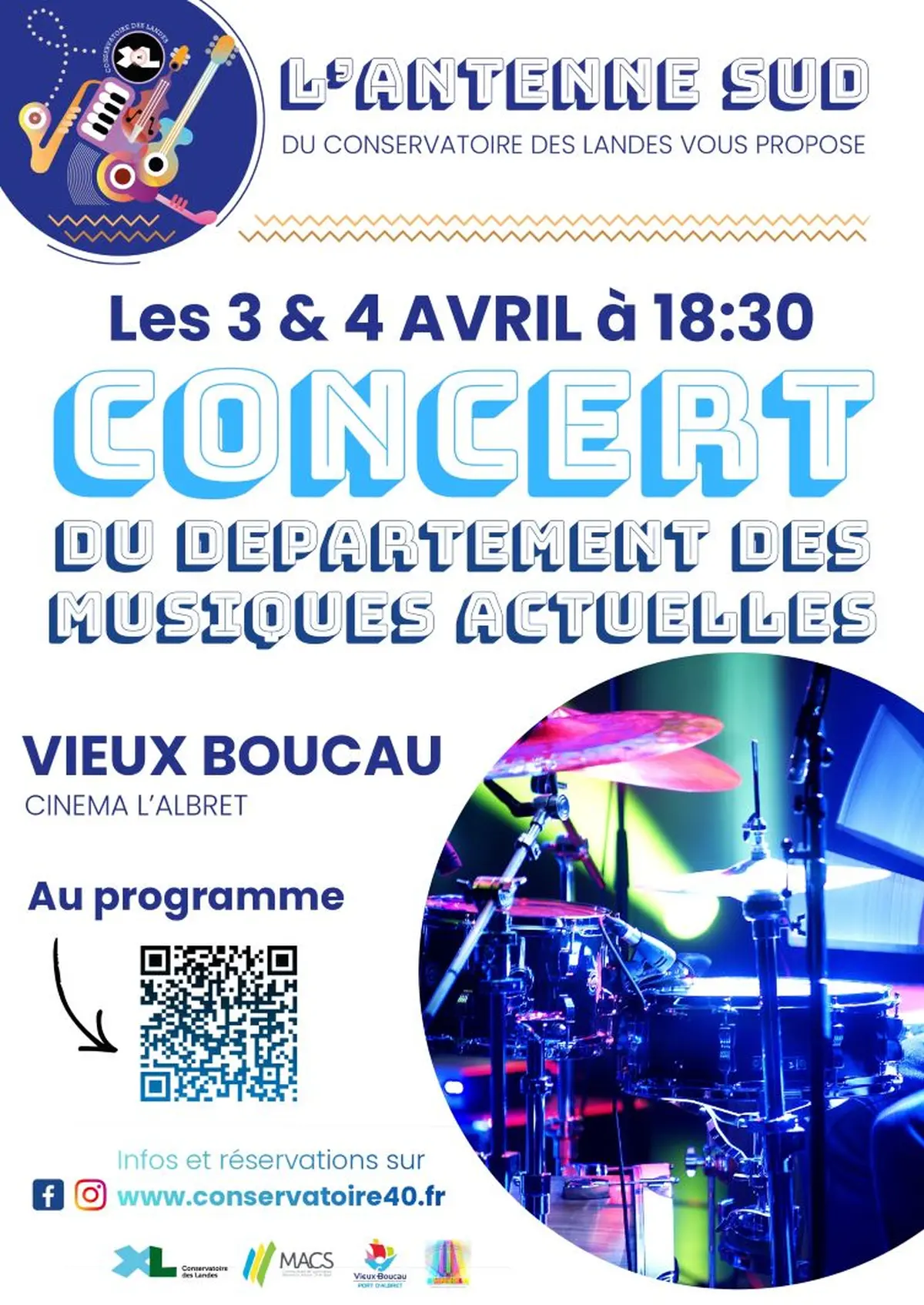 Concert du Département des musiques actuelles