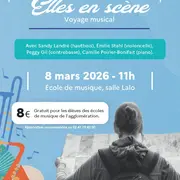 Concert du dimanche : Elles en scène, voyage musical