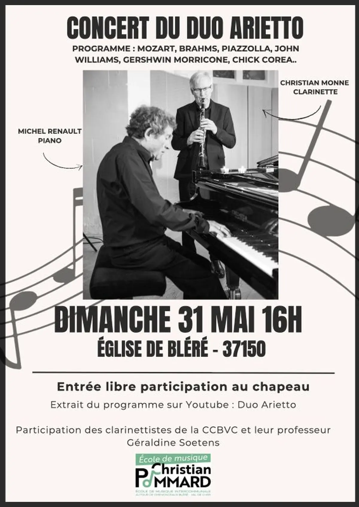 Concert du duo Arietto