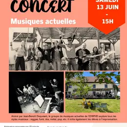 Concert du groupe de Musiques Actuelles de l'EMIPHD