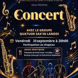 Concert du Groupe Sax'in Landes